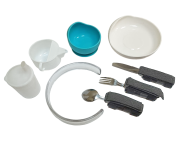 Набор адаптивной посуды для инвалидов Макси, 8 предметов