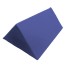 Треугольная подушка под колени Призма для косметолога, синяя