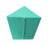 Треугольная подушка под ноги Призма цвет зеленый