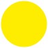 Знак желтый круг 20шт, наклейка 15см