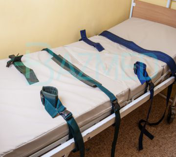 Комплект из 6 фиксаторов пациента к кровати с фастексами, КФФ