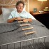 Лесенка веревочная деревянная для подъема с кровати БФ